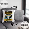 Trendation - Ski Fahren Deko-Kissen mit Füllung 40x40 Produktbild-Vorschau 2