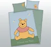 A Winnie the Pooh themed bedding set laid out flat. Produktbild-Vorschau