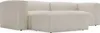 GrainGold Ecksofa L-Form Landi Links - Moderne Cord Produktbild-Vorschau 2