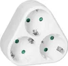 Répartiteur à trois voies 3x2P+Z (Schuko), blanc Voir les images du produit 3