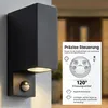 Maxkomfort Außenwandleuchte IP44 Schwarz 1268E1-SN Up&Down Produktbild-Vorschau 5