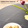 CLIPOP : Lot de 2 tables basses rondes imitation marbre, Voir les images du produit 2