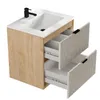 WENA Waschtischunterschrank 60 cm mit Waschbecken, Produktbild-Vorschau 4