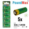 5x 23AE/A23 Alkaline Knopfzellen Batterien 12V langlebig Produktbild-Vorschau 1