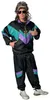 80er Jahre Trainingsanzug Kostüm – Retro Jogginganzug Set Produktbild-Vorschau 2
