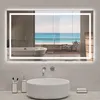 Miroir de salle de bain LED Bluetooth 120x70 cm, tricolore Voir les images du produit 1