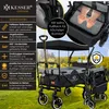 KESSER® Bollerwagen Faltbar GTS-9100 mit Dach Handwagen Produktbild-Vorschau 2