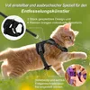 Supet Katzen-Geschirr und Leine Set Schwarz S (34.8-39.9 Produktbild-Vorschau 3