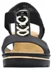 Rieker Sandalen Hak  Sandalen Hak - Zwart - Maat 42 Produktbild-Vorschau 12