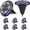 A collage of solar-powered garden lights, showing different angles and multiple units. Produktbild-Vorschau