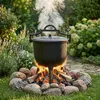 Marmite en fonte émaillée de 8 litres, marmite de chasse Voir les images du produit 4