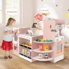 COSTWAY Kaufladen Kinder, Kaufmannsladen Holz, Supermarkt Produktbild-Vorschau 8