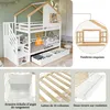 Etagenbett 90x200 cm mit Aufbewahrungstreppe, Hausdesign Produktbild-Vorschau 6