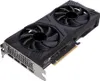 A computer graphics card with two fans, shown from a diagonal angle against a white background. Produktbild-Vorschau