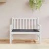 vidaXL Polštář na zahradní lavici antracit 120x50x4 cm Náhled obrázku produktu 1