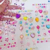 Selbstklebende Glitzersteine, 5 Blatt, bunt, für Bastelprojekte Anteprima dell’immagine prodotto