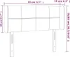 Kopfteil mit Ohren Schwarz 83x16x78/88 cm Samt Produktbild-Vorschau 10