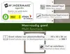 WONDERMAKE Grote verhoogde borderomranding. Houten border Productafbeelding-voorbeeld 3