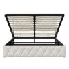 INONEFT Polsterbett 140 x 200 cm, Doppelbett mit LED und Produktbild-Vorschau 11