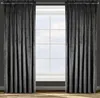 Samtvorhang ROSA schwarz 135x300 cm Kräuselband Produktbild-Vorschau 6
