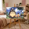 Quadro da colorare seguendo i numeri con cornice Totoro Anteprima dell’immagine prodotto 2