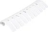 A white plastic product cover with multiple slots, shown from a diagonal angle against a white background. Produktbild-Vorschau