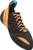 Schnür-Kletterschuh "Instinct Lace" von Scarpa in Schwarz und Orange mit Gummisohle und atmungsaktivem Obermaterial. Produktbild-Vorschau
