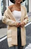 ASKSA Damen Cardigan Karierter Farbblockstrick Produktbild-Vorschau 2