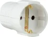 A close-up view of a white electrical adapter plug. Náhľad obrázku produktu