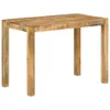 vidaXL Table de salle à manger 110x55x76 cm en bois massif Voir les images du produit 8