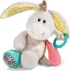 A plush toy donkey with various attached toys. Podgląd zdjęcia produktu