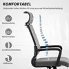 HOMCOM Bürostuhl, Ergonomischer Schreibtischstuhl mit Produktbild-Vorschau 4