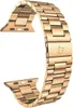 A rose gold metal watch band is displayed against a white background. Produktbild-Vorschau