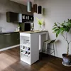 Bartisch Vicco Ross Weiß/Anthrazit 115 x 50 cm, Model 30469 Produktbild-Vorschau 4