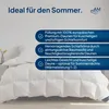 Premium Sommer Daunendecke | Sommerdecke 200x200 cm | 100% Produktbild-Vorschau 2