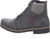 A side view of a gray Rieker women's boot. Náhled obrázku produktu