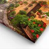 Bild auf Leinwand - Leinwandbild - Path Blumen Haus Hof - Produktbild-Vorschau 5