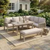 Garteneck-Essgruppe 8 Personen, Gartenmöbel-Set, Verzinktes Produktbild-Vorschau 1
