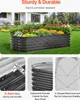 VEVOR Hochbeet aus Metall, 1190 x 595 x 420 mm, verzinkter Produktbild-Vorschau 3