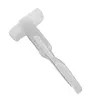 rewagi® 100x Gardinengleiter Weiß – Flachkopf 9x9 mm – Produktbild-Vorschau 8