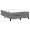 Struttura letto senza materasso in tessuto grigio scuro Anteprima dell’immagine prodotto 1