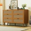 Flieks Commode en rotin avec 6 tiroirs, Sideboard Commode à Voir les images du produit 1
