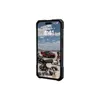 A black iPhone case is shown on a white background, with a wallpaper of a red car and motorcycles. Podgląd zdjęcia produktu