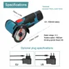 12V Akku-Winkelschleifer, 76mm Schleifscheibe, Kabelloses Produktbild-Vorschau 4