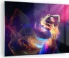 Bilder auf glas - Schönheit Disco Mode Make-up - 70x50cm - Produktbild-Vorschau 1