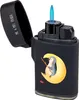 Mr. & Mrs. Panda Feuerzeug Pinguin Mond - Schwarz - Produktbild-Vorschau 1