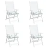 vidaXL Stuhlkissen 4 Stk. Blattmuster 50x50x7 cm Produktbild-Vorschau 8