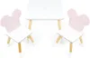 Set Holztisch - MINNIE (50X50X44CM) + 2 Stühle Produktbild-Vorschau 1