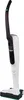 A white and black upright vacuum cleaner with a curved handle and a green button. Produktbild-Vorschau