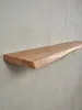 Wandregal mit Baumkante Akazie Massivholz 160 cm, Design Produktbild-Vorschau 6